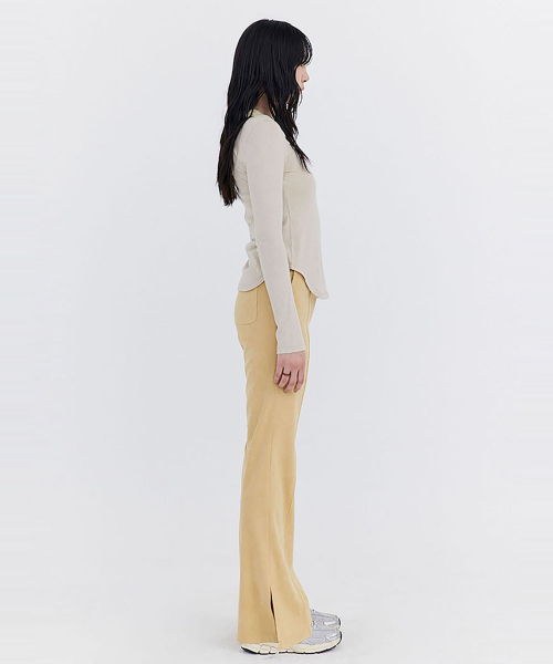 WNDERKAMMER（ブンダーカンマー）の「コーデュロイセミブーツカットパンツ_イエロー（その他パンツ・レディース・その他・X-SMALL/SMALL/MEDIUM）」の7枚目の写真