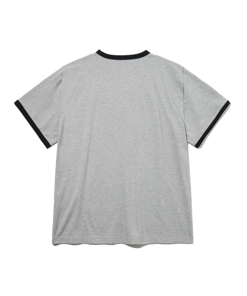 PHYPS MOTORCYCLE(フィップスモーターサイクル)の「H Logo Ringer T-shirt_Gray(Tシャツ/カットソー・レディース・その他・SMALL/MEDIUM/LARGE/X-LARGE)」の3枚目の写真