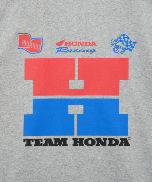 PHYPS MOTORCYCLE(フィップスモーターサイクル)の「H Logo Ringer T-shirt_Gray(Tシャツ/カットソー・レディース・その他・SMALL/MEDIUM/LARGE/X-LARGE)」の5枚目の写真