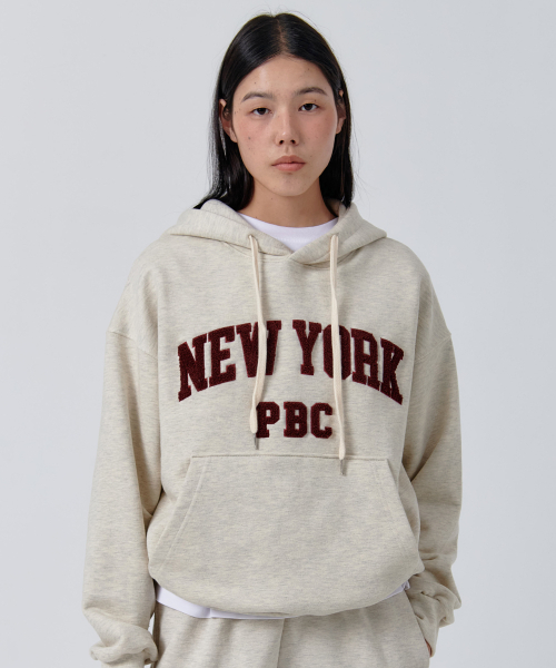 PAPERBOY(ペーパーボーイ)の「ブクルニューヨーク フードパーカー-オートミール(パーカー・レディース・その他・SMALL/MEDIUM/LARGE/X-LARGE)」の3枚目の写真