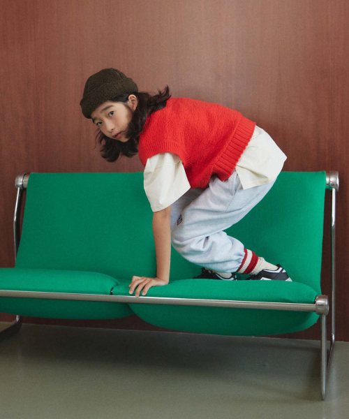 FRISE(フリゼ)の「アークベスト_レッド_キッズ(ニット/セーター・レディース・その他・130/110/120)」の7枚目の写真