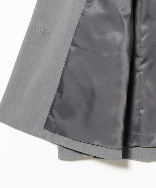 Ray BEAMS（レイビームス）の「ヨークレイヤード 2ボタン ジャケット（テーラードジャケット・レディース・ブラック/シルバー・1/0）」の10枚目の写真