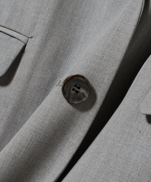 Ray BEAMS（レイビームス）の「ヨークレイヤード 2ボタン ジャケット（テーラードジャケット・レディース・ブラック/シルバー・1/0）」の12枚目の写真