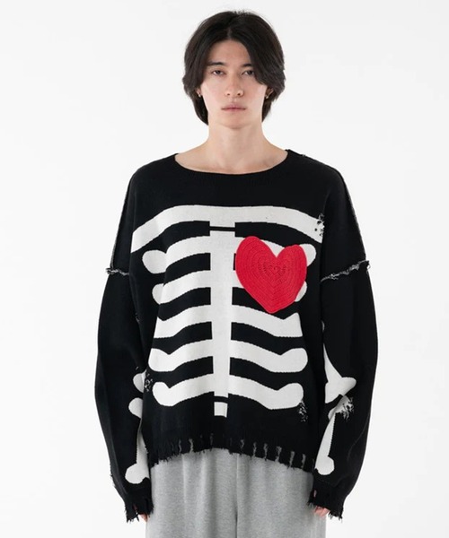 DISCOVERED/ディスカバード】BONE KNIT（ニット/セーター