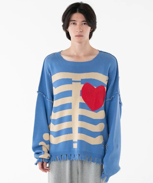 DISCOVERED/ディスカバード】BONE KNIT（ニット/セーター