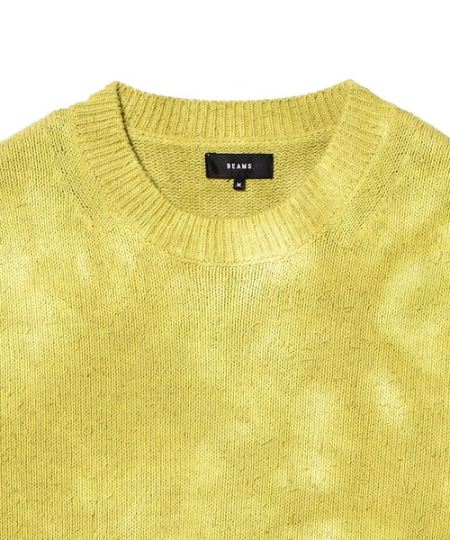 BEAMS（ビームス）の「5ゲージ ガーメントダイ クルーネックニット（ニット/セーター・メンズ・イエロー系その他/ピンク系その他・S/M/L/XL）」の9枚目の写真