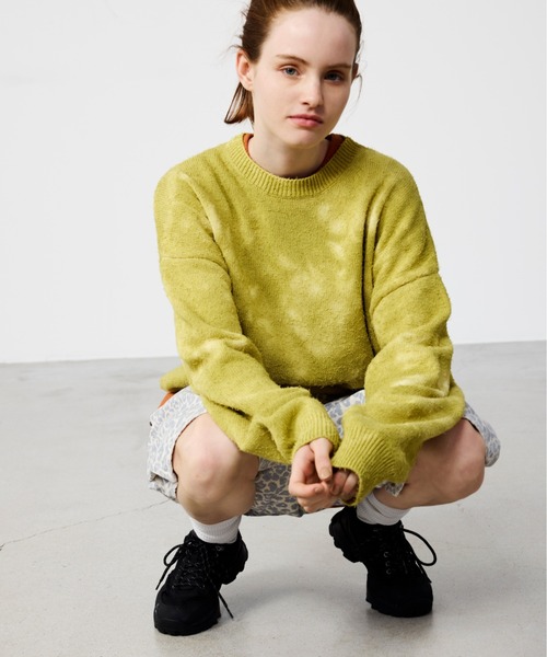 BEAMS（ビームス）の「5ゲージ ガーメントダイ クルーネックニット（ニット/セーター・メンズ・イエロー系その他/ピンク系その他・S/M/L/XL）」の17枚目の写真