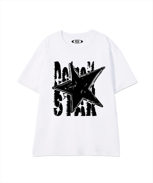 BY.L(バイエル)の「ディトロイトスター 半袖Tシャツ ホワイト(Tシャツ/カットソー・メンズ・その他・MEDIUM/LARGE/X-LARGE)」の1枚目の写真