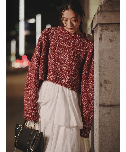 anuans（アニュアンス）の「コットンクレープティアードスカート（スカート・レディース・ホワイト/ダークブラウン/ブラック・SMALL/MEDIUM）」の21枚目の写真