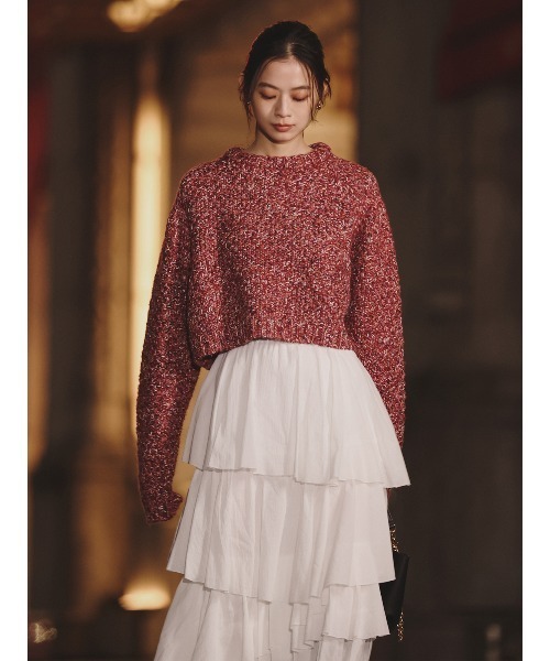 anuans（アニュアンス）の「コットンクレープティアードスカート（スカート・レディース・ホワイト/ダークブラウン/ブラック・SMALL/MEDIUM）」の22枚目の写真