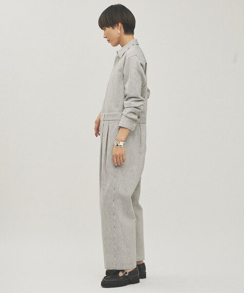 Whim Gazette（ウィムガゼット）の「ヒッコリーオールインワン（つなぎ/オールインワン・レディース・ブルー・FREE）」の17枚目の写真