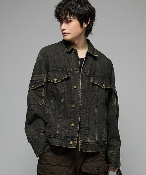 VTG Patched gene denim JK black