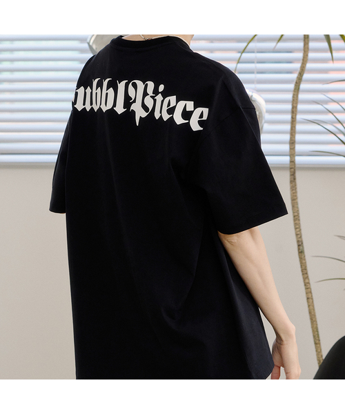 BUBBLPIECE(バブルピース)の「20番手 ミドルエイジ Tシャツ_ブラック(Tシャツ/カットソー・レディース・その他・MEDIUM/LARGE)」の1枚目の写真