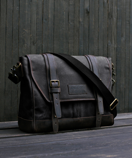 BUILFORD(ビルフォード)の「ボヘミアンメッセンジャーバッグマロングレー(Marron Grey)(メッセンジャーバッグ・メンズ・その他・FREE)」の3枚目の写真