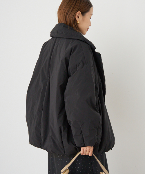 IENA（イエナ）の「《追加2》ARTIROSA撥水テイラーコクーンダウン（ダウンジャケット/コート・レディース・ブラウン/ブラック・36/34/38）」の5枚目の写真