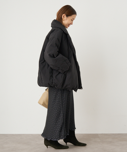 IENA（イエナ）の「《追加2》ARTIROSA撥水テイラーコクーンダウン（ダウンジャケット/コート・レディース・ブラウン/ブラック・36/34/38）」の8枚目の写真