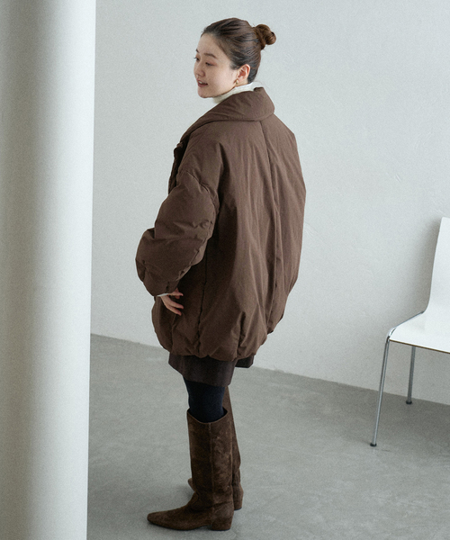 追加2》ARTIROSA撥水テイラーコクーンダウン（ダウンジャケット/コート