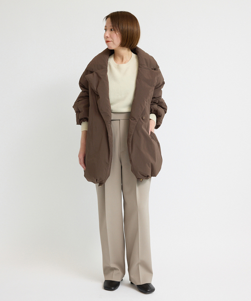 IENA ARTIROSA 撥水テイラーコクーンダウン 追加2》ARTIROSA撥水テイラーコクーンダウン（ダウンジャケット