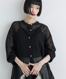 Lui's | メッシュシアーシャツ(シャツ/ブラウス)