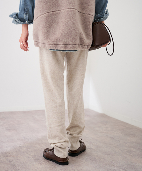FRAMeWORK（フレームワーク）の「カシミヤ ニットパンツ（その他パンツ・レディース・イエロー/ベージュ/ライトグレー・FREE）」の12枚目の写真