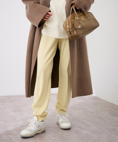 FRAMeWORK（フレームワーク）の「カシミヤ ニットパンツ（その他パンツ・レディース・イエロー/ベージュ/ライトグレー・FREE）」の18枚目の写真