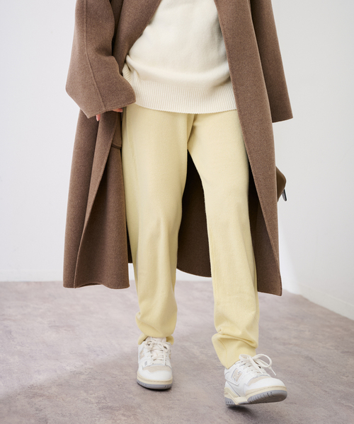 FRAMeWORK（フレームワーク）の「カシミヤ ニットパンツ（その他パンツ・レディース・イエロー/ベージュ/ライトグレー・FREE）」の19枚目の写真