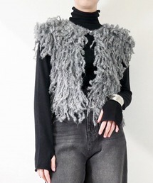 STYLEBLOCK（スタイルブロック）の「ブークレーフリンジベスト（ベスト）」