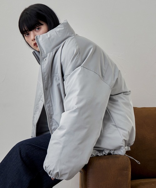 etoll.（エトル）の「ファイバーダウンスタンドジャケット（ダウンジャケット/コート・レディース・ライトブルー/ブラック/ブラウン・FREE）」の19枚目の写真