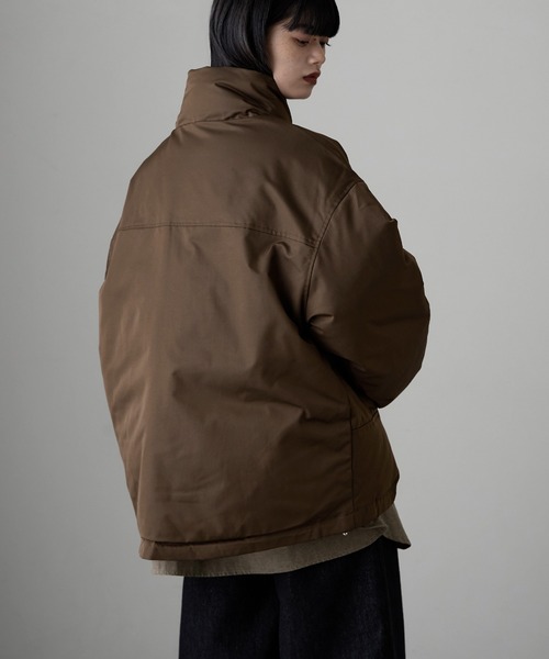 etoll.（エトル）の「ファイバーダウンスタンドジャケット（ダウンジャケット/コート・レディース・ライトブルー/ブラック/ブラウン・FREE）」の12枚目の写真