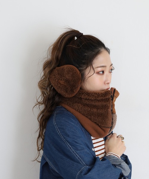 セール】KRIFF MAYER もこもこ ボア イヤーマフ 耳当て イヤー