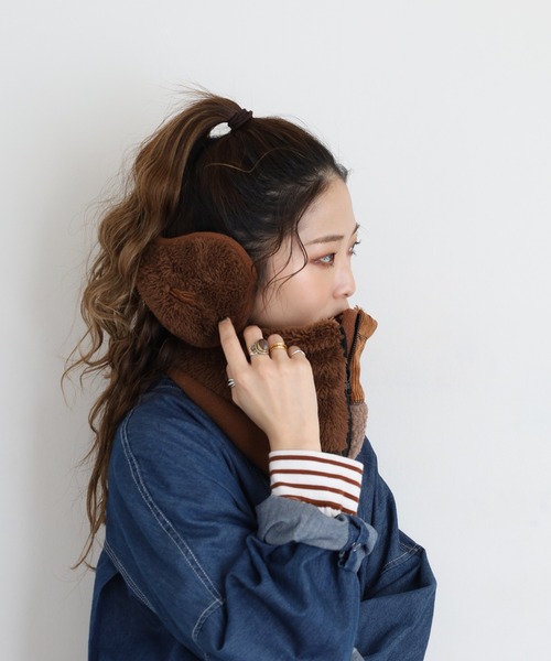 セール】KRIFF MAYER もこもこ ボア イヤーマフ 耳当て イヤー