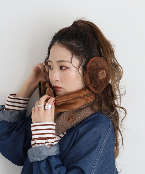 セール】KRIFF MAYER もこもこ ボア イヤーマフ 耳当て イヤー