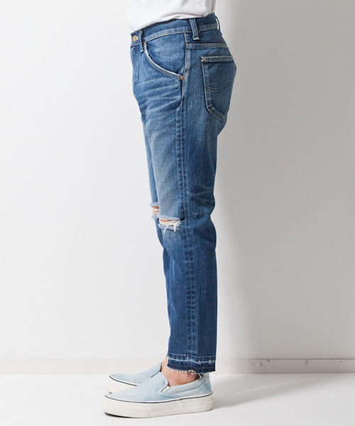 LEE×AMERICAN RAG CIE（リーアメリカンラグシー）の「LEE×AMERICAN RAG CIE  カットオフデニムパンツ（デニムパンツ・メンズ・インディゴブルー・29/32/30/31/28）」の14枚目の写真