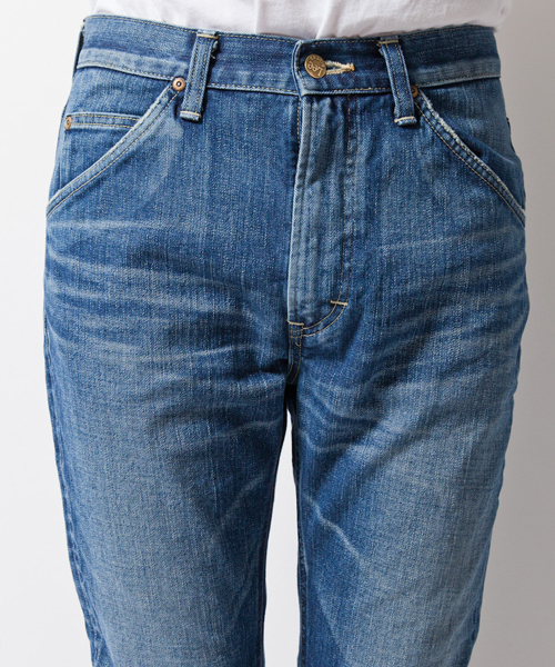 LEE×AMERICAN RAG CIE（リーアメリカンラグシー）の「LEE×AMERICAN RAG CIE  カットオフデニムパンツ（デニムパンツ・メンズ・インディゴブルー・29/32/30/31/28）」の12枚目の写真