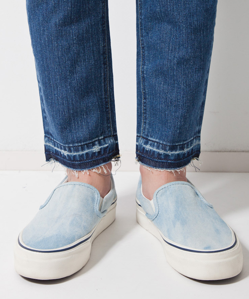 LEE×AMERICAN RAG CIE（リーアメリカンラグシー）の「LEE×AMERICAN RAG CIE  カットオフデニムパンツ（デニムパンツ・メンズ・インディゴブルー・29/32/30/31/28）」の5枚目の写真