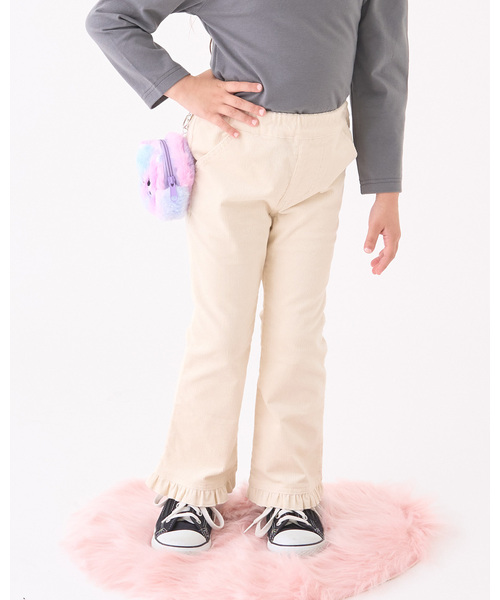 セール】【Lycee mine バレエシリーズ】フリルストレッチフレアパンツ