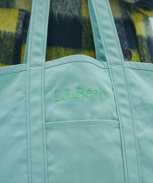 L.L.Bean（エルエルビーン）の「(L.L. Bean)GROCERY TOTE BAG（トートバッグ・レディース・ライトブルー/ブラウン/ピンク/グリーン・ONE SIZE）」の15枚目の写真