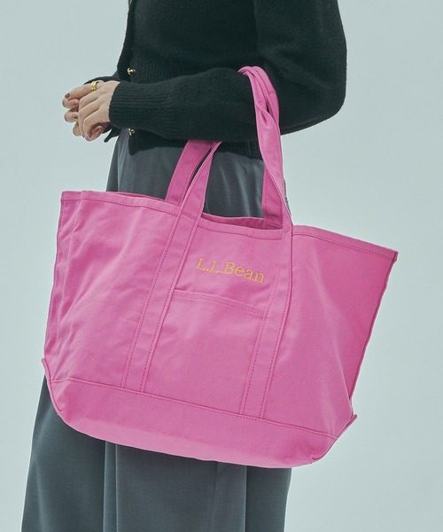 L.L.Bean（エルエルビーン）の「(L.L. Bean)GROCERY TOTE BAG（トートバッグ・レディース・ライトブルー/ブラウン/ピンク/グリーン・ONE SIZE）」の16枚目の写真