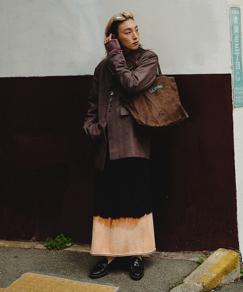 L.L.Bean（エルエルビーン）の「(L.L. Bean)GROCERY TOTE BAG（トートバッグ・レディース・ライトブルー/ブラウン/ピンク/グリーン・ONE SIZE）」の21枚目の写真