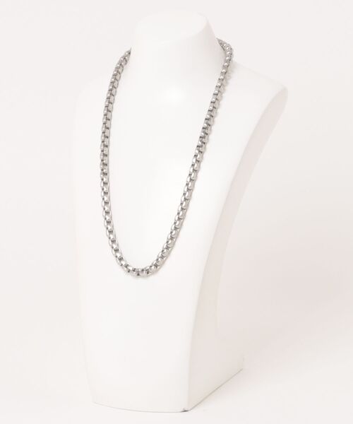 Calvin Klein（カルバン・クライン）の「【CalvinKlein】 カルバンクライン CK ICONIC ID チェーンネックレス（ネックレス・メンズ・シルバー・FREE）」の6枚目の写真