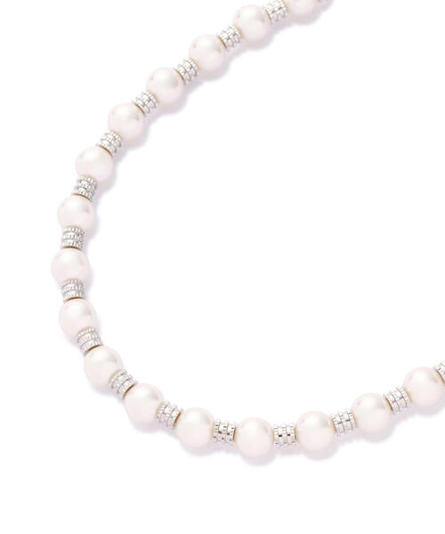 L.H.P(エルエイチピー)の「MIKSHIMAI/ミクシマイ/SIGNATURE PEARL NECKLACE(ネックレス・メンズ・シルバー・F)」の5枚目の写真
