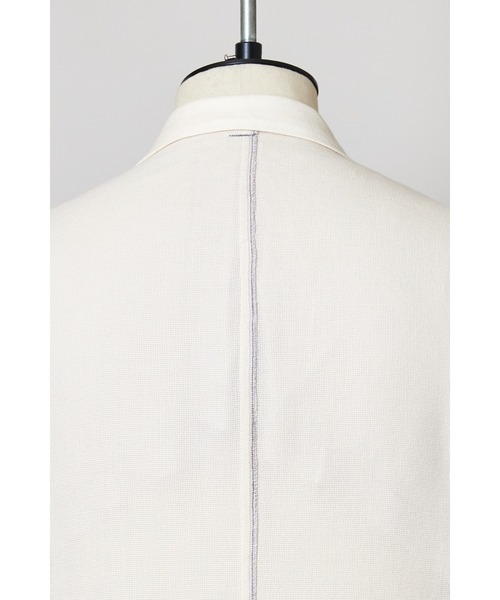 SHINYAKOZUKA（シンヤコヅカ）の「TRAVAILLEUR（カバーオール・メンズ・ホワイト・MEDIUM）」の2枚目の写真