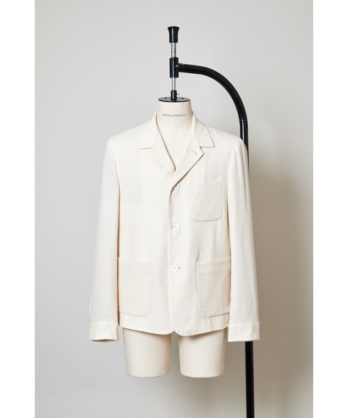 SHINYAKOZUKA（シンヤコヅカ）の「TRAVAILLEUR（カバーオール・メンズ・ホワイト・MEDIUM）」の6枚目の写真