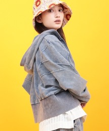 チチカカ | Orale! 裏毛ケミカル切替ジップパーカー(パーカー)