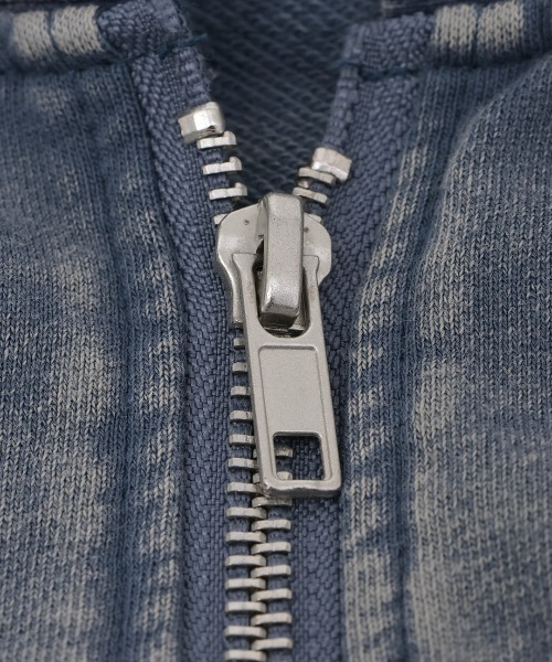 チチカカ（チチカカ）の「Orale! 裏毛ケミカル切替ジップパーカー（パーカー・レディース・ブラック/ブルー・FREE）」の15枚目の写真