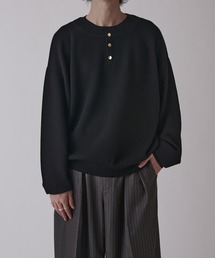 Lui's（ルイス）の「レイヤードヘンリー（ニット/セーター）」