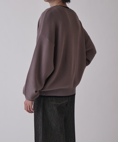 Lui's（ルイス）の「レイヤードヘンリー（ニット/セーター・メンズ・ネイビー/グレー/ブラック・M/S）」の18枚目の写真