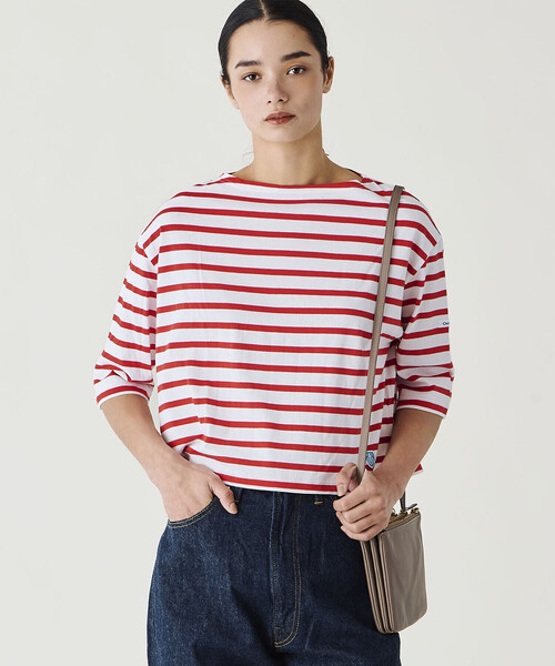 ORCIVAL（オーシバル）の「ORCIVAL | ナッパレザー ジップポーチショルダーバッグ UNISEX（ショルダーバッグ・レディース・ブラウン系その他2/ブラック/レッド・-）」の13枚目の写真