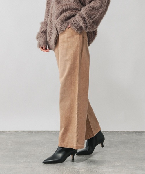 GLOBAL WORK(グローバルワーク)の「GOODデニムカラーイージーパンツ/632974(デニムパンツ・レディース・ベージュ/ブラウン/ピンク/ラベンダー・SMALL/MEDIUM/LARGE/X-SMALL)」の16枚目の写真