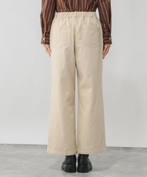 GLOBAL WORK(グローバルワーク)の「GOODデニムカラーイージーパンツ/632974(デニムパンツ・レディース・ベージュ/ブラウン/ピンク/ラベンダー・SMALL/MEDIUM/LARGE/X-SMALL)」の22枚目の写真